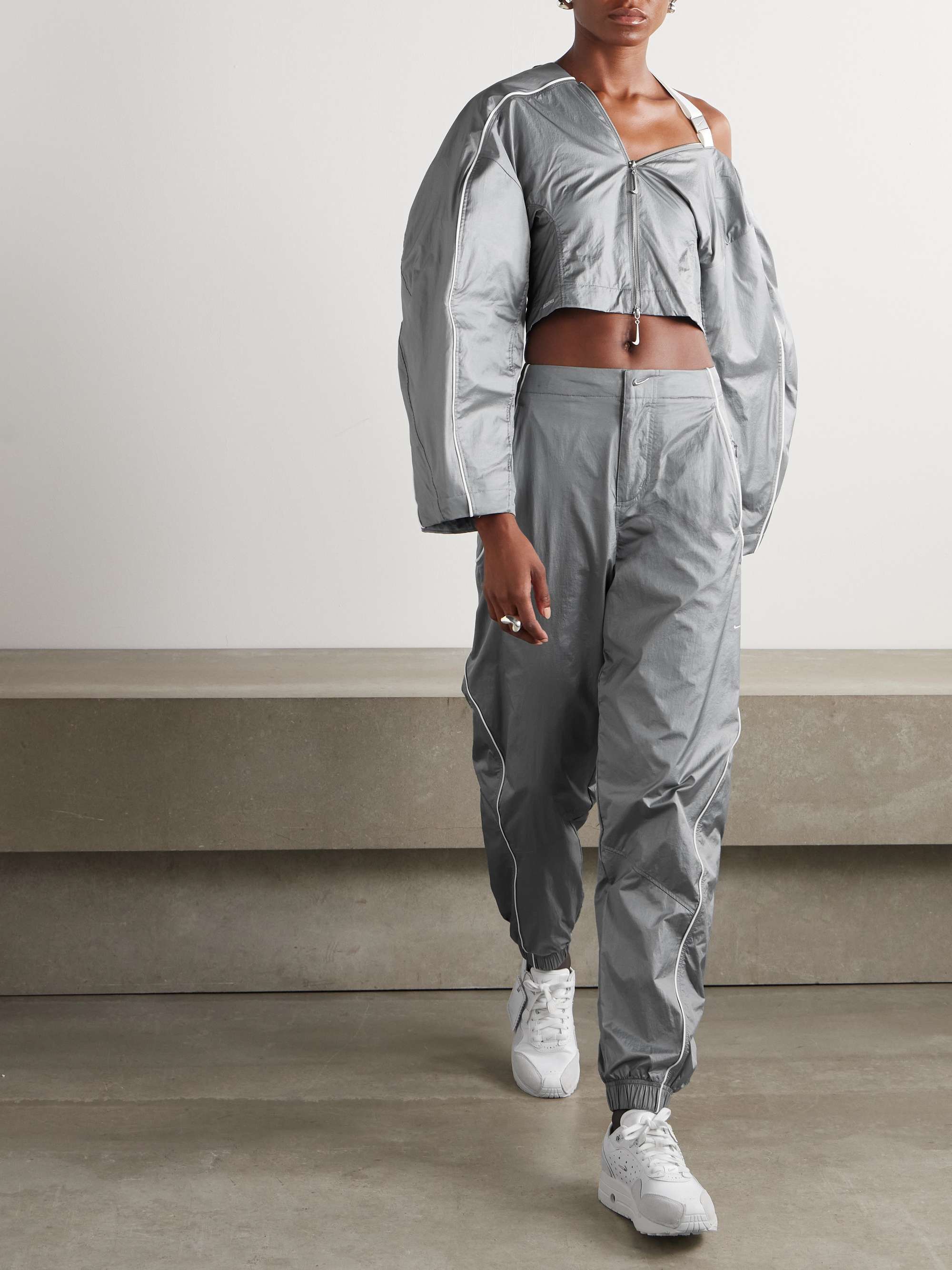 NIKE Jacquemus piped shell tapered track pants NET A PORTER
