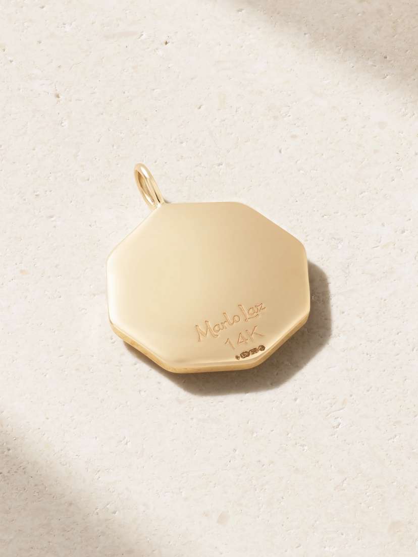 Marlo Laz | Gold | Large Porte Bonheur 14-karat Gold, Sapphi_