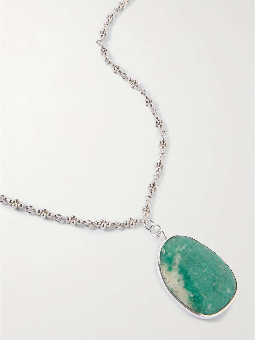 TOHUM Sterling Silver Amazonite Necklace