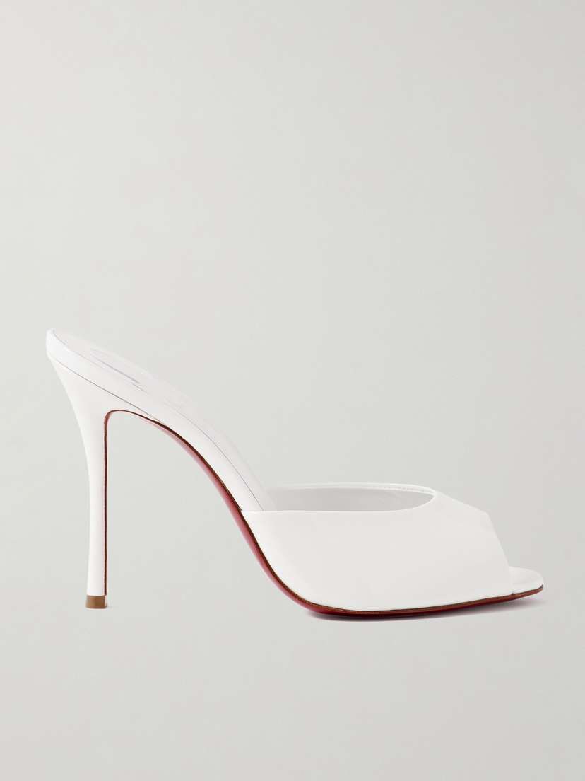Christian Louboutin Me Dolly 100 Patent-leather Mules