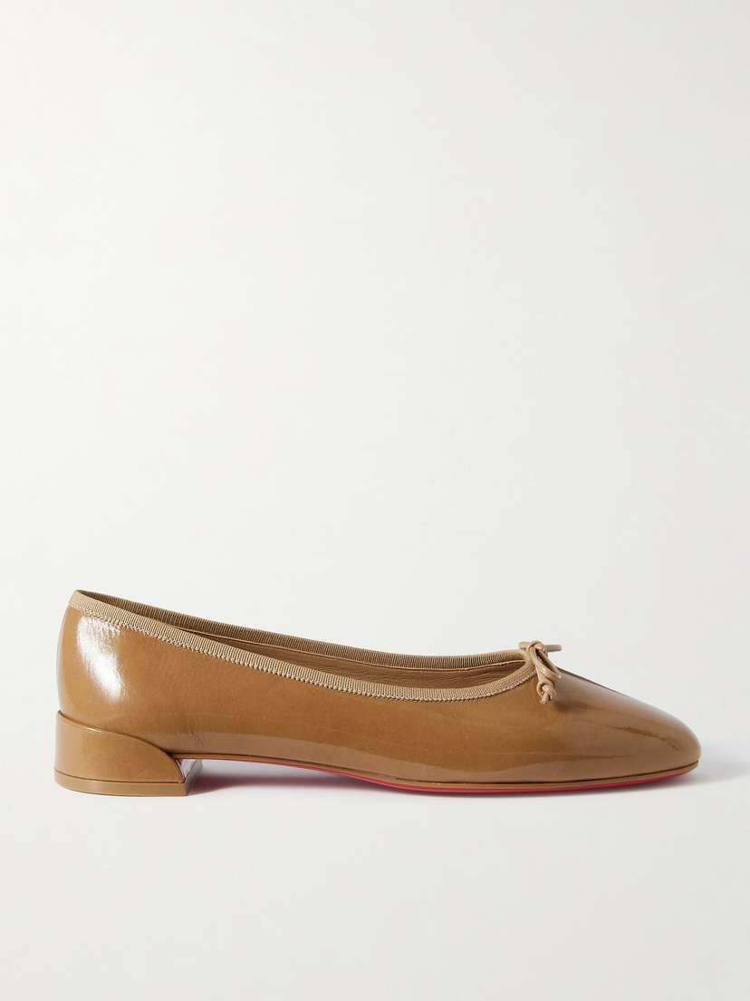 Christian Louboutin Sweetie Jane Patent-leather Flats