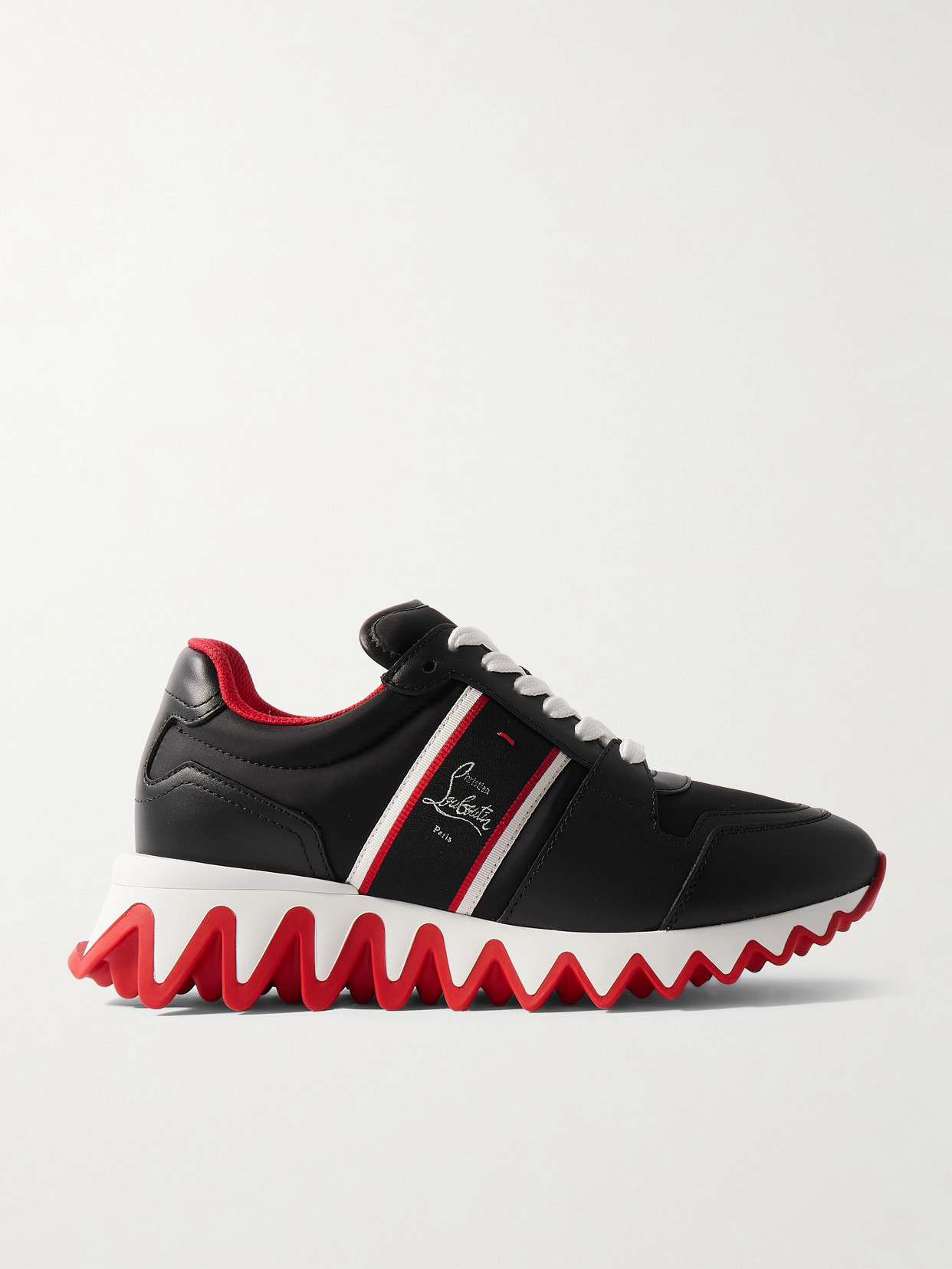 Christian Louboutin Nastroshark Low-top Sneakers In Black