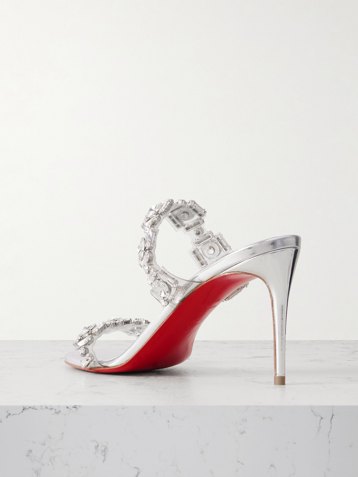 Just Jewel 85 Crystal-Embellished Pvc And Sandals