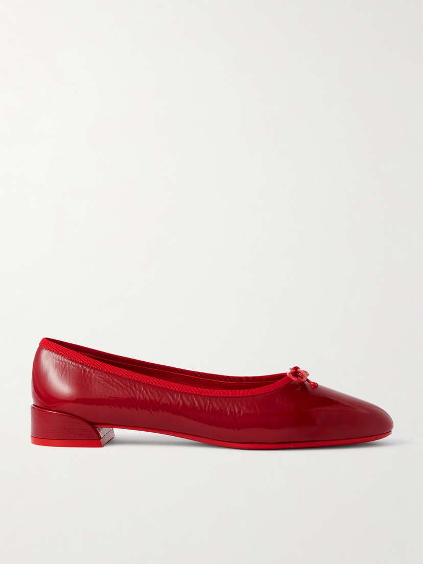 Christian Louboutin Sweetie Jane Patent-leather Flats