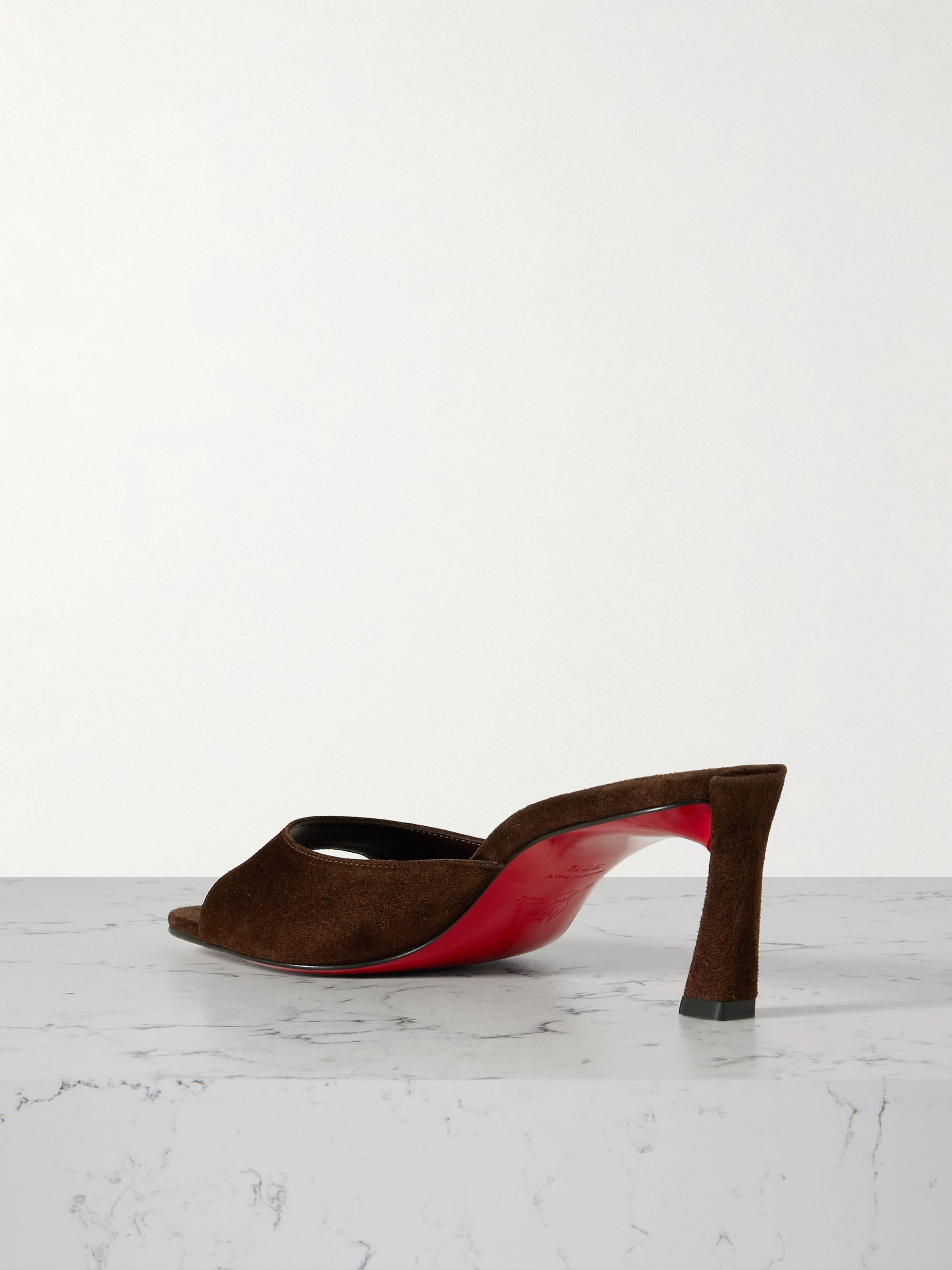 CHRISTIAN LOUBOUTIN Condora 55 suede mules thumbnail