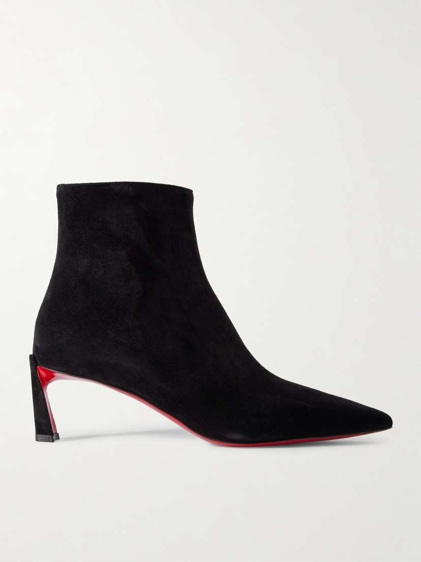 Christian Louboutin Condora Booty 55 Suede Ankle Boots