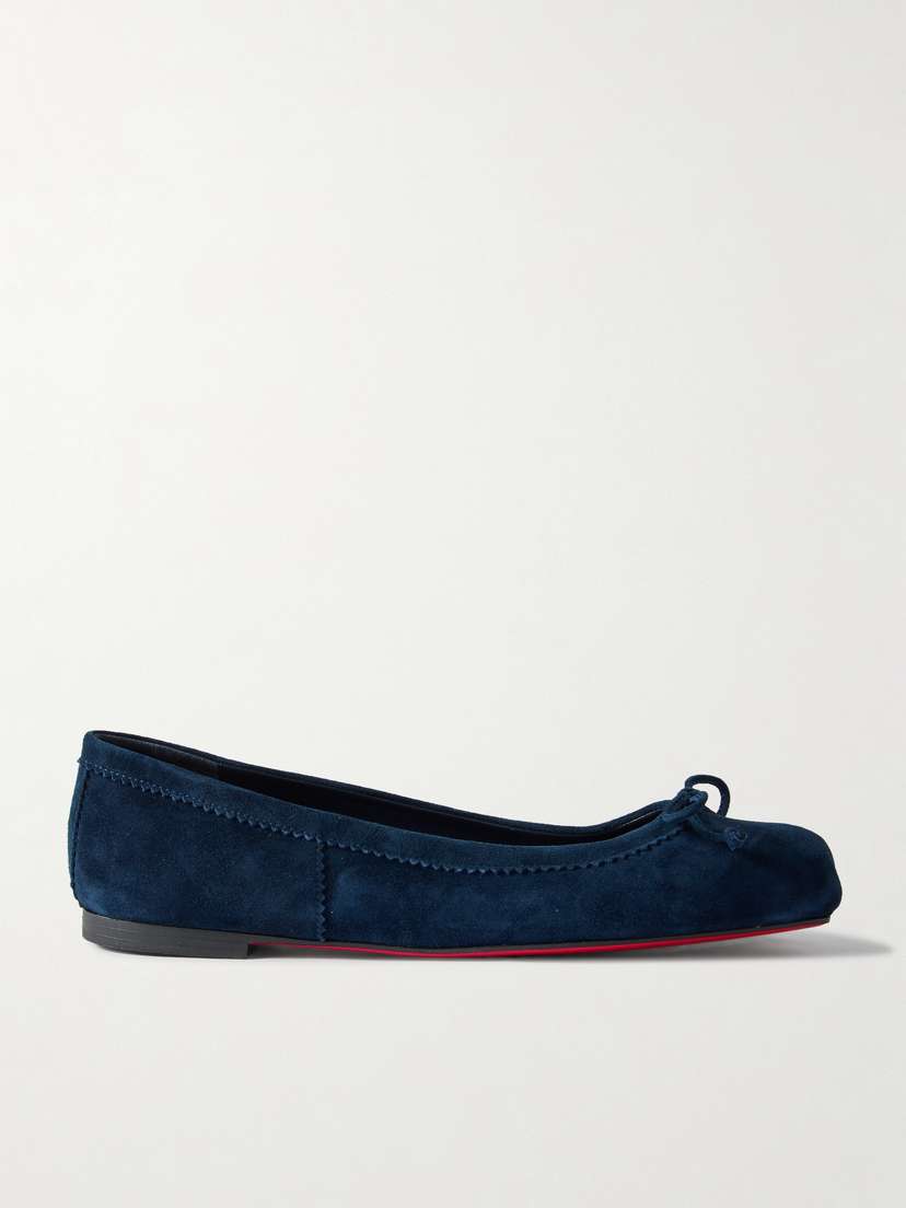 Christian Louboutin Mamadrague Suede Ballet Flats