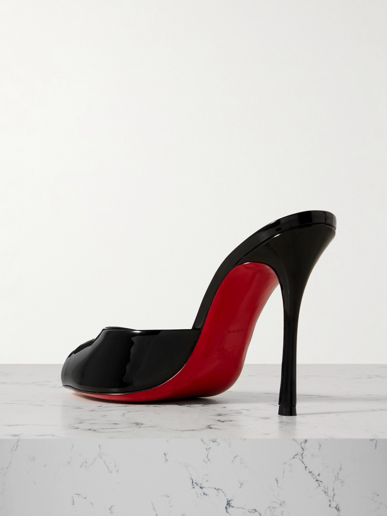 Me Dolly 100 Patent-Leather Mules