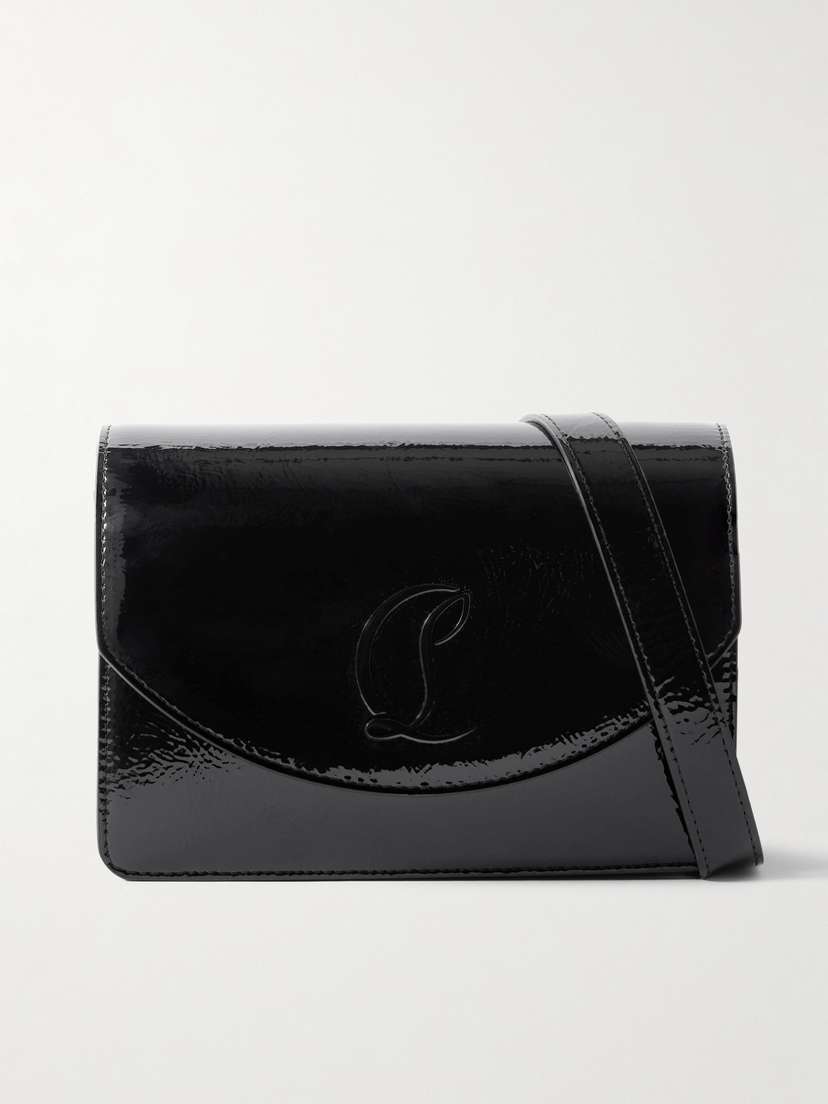 Christian Louboutin Loubi54 Patent-leather Shoulder Bag