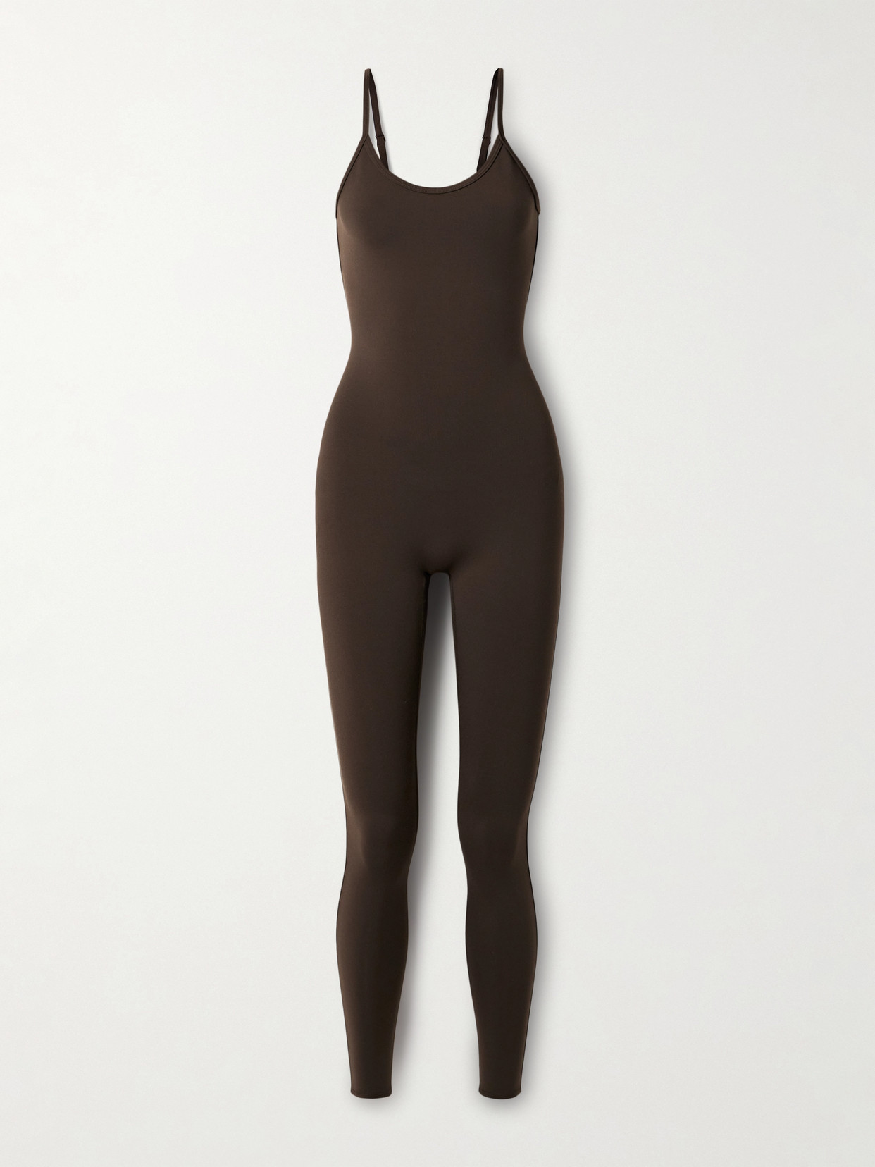 Alo Yoga Airbrush One And Done Airlift Jumpsuit In Brown