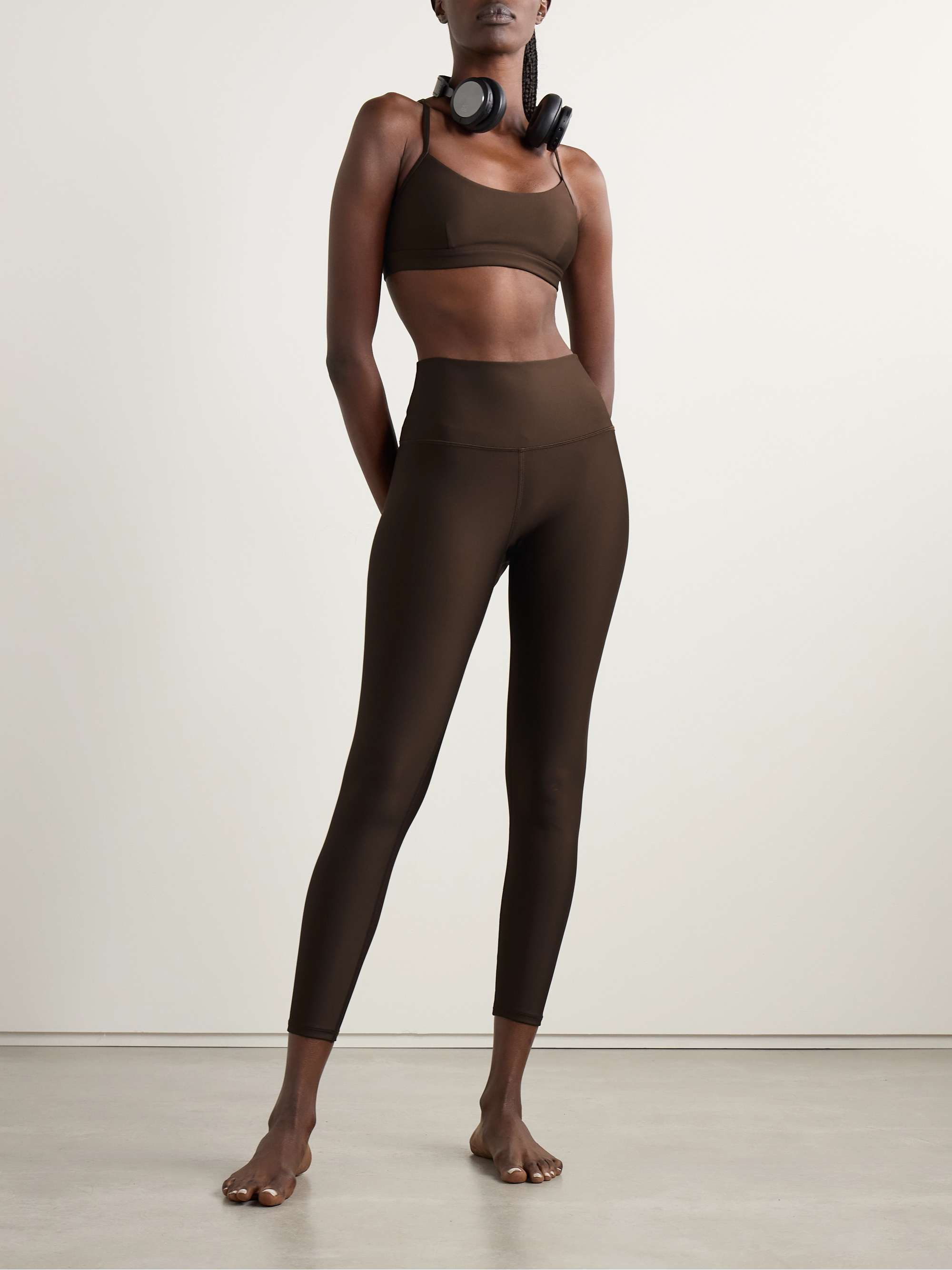 ALO YOGA Legging raccourci en tissu stretch Airlift
