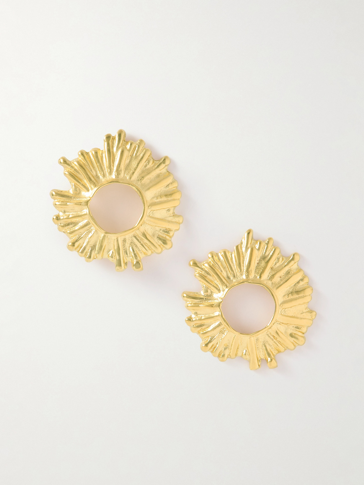 YSSO - Homer Gold-plated Earrings - One size