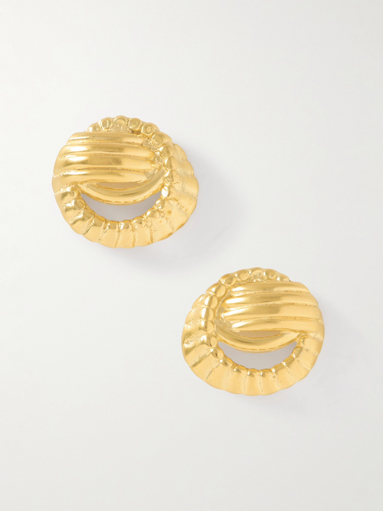 Ysso Nike Gold-plated Earrings