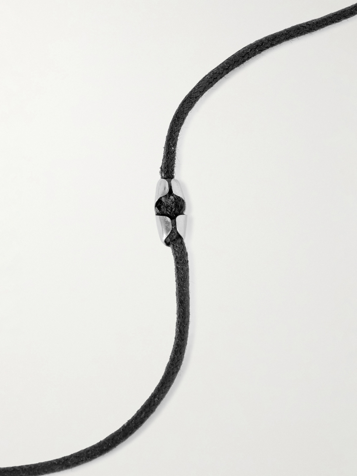 YSSO THE BIRTH OF VENUS STERLING SILVER AND CORD NECKLACE