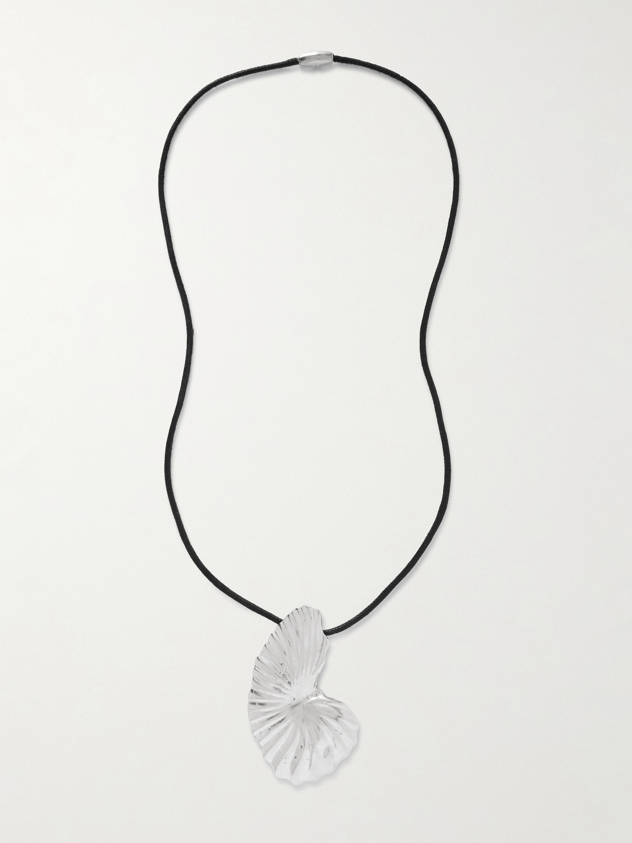 YSSO THE BIRTH OF VENUS STERLING SILVER AND CORD NECKLACE