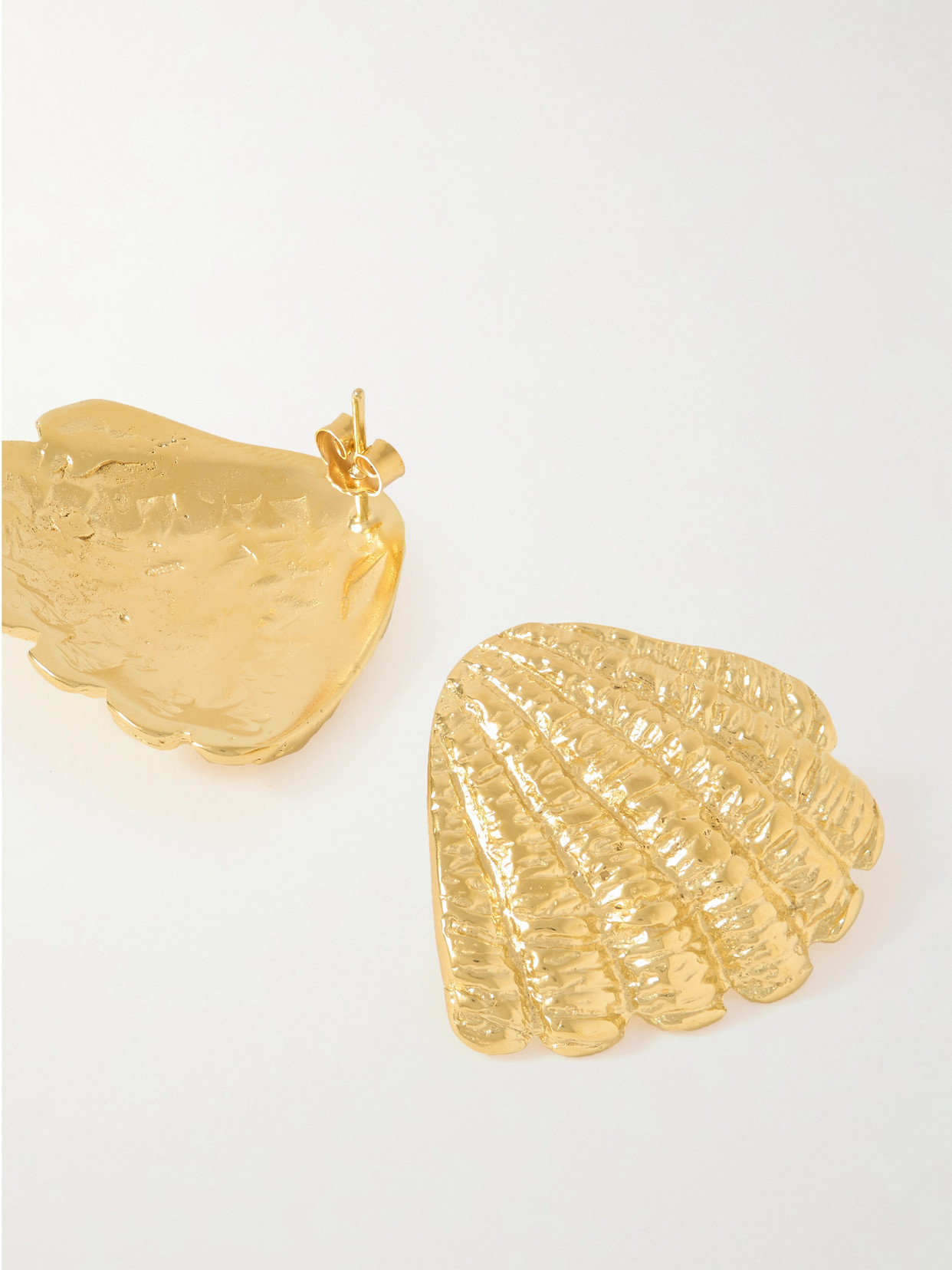 Ysso Whisper Of The Wind Gold-plated Earrings In Gold