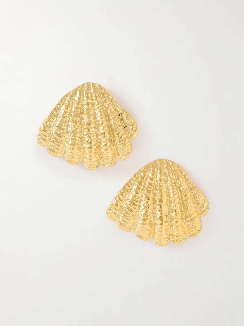 YSSO Whisper Of The Wind Gold-plated Earrings