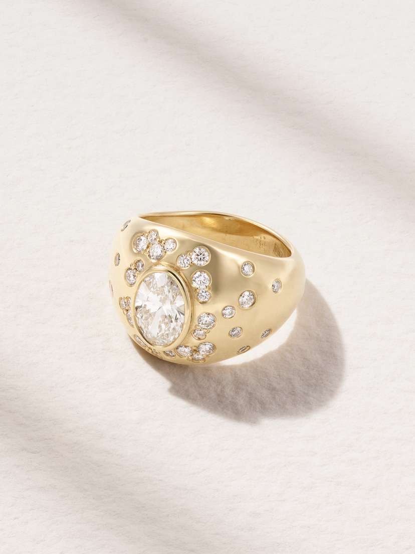 Kimaï Cecilia 18-karat Recycled Gold Laboratory-grown Diamond Ring