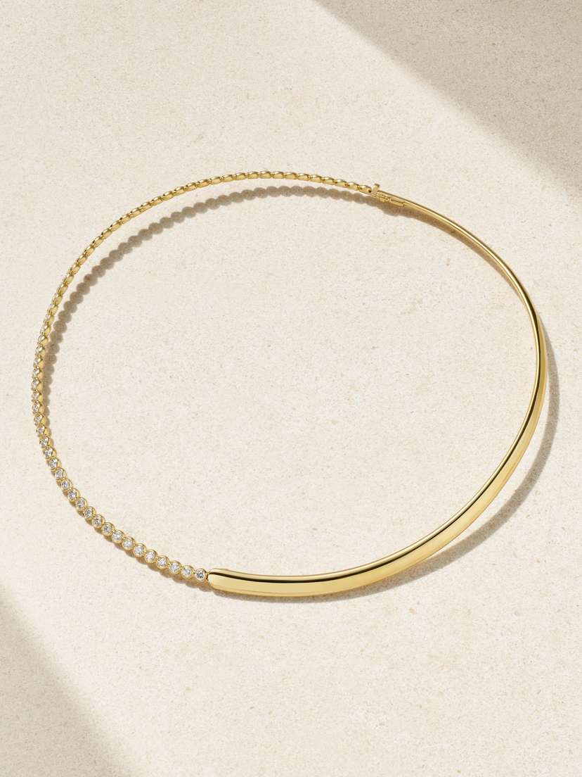 Kimaï Harmony 18-karat Recycled Gold Laboratory-grown Diamond Necklace