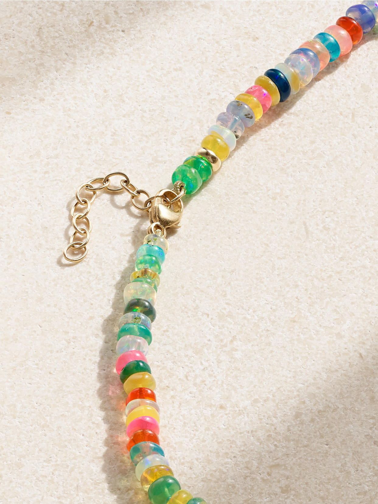 Jia Jia Gold Multi-stone Anklet In Multi