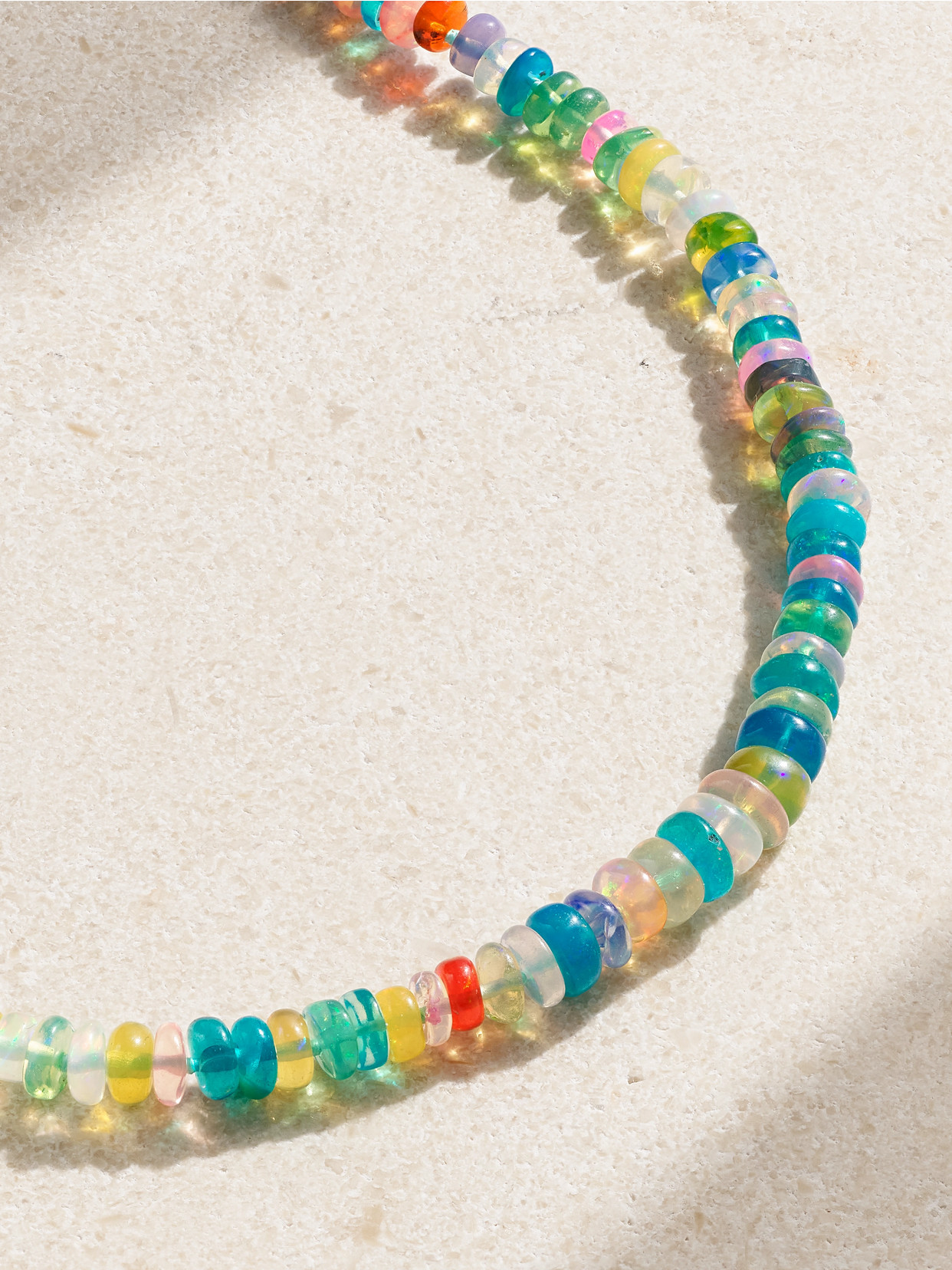 Jia Jia Gold Multi-stone Anklet In Multi