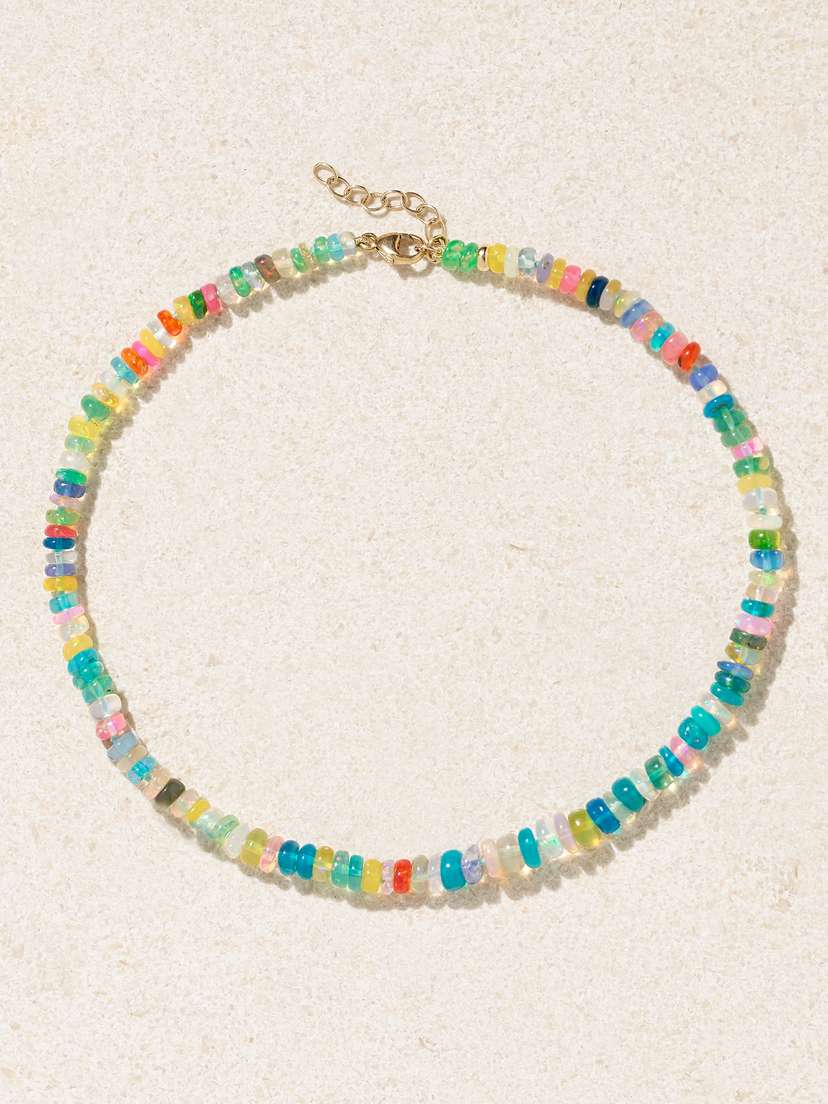 JIA JIA Gold Multi-stone Anklet