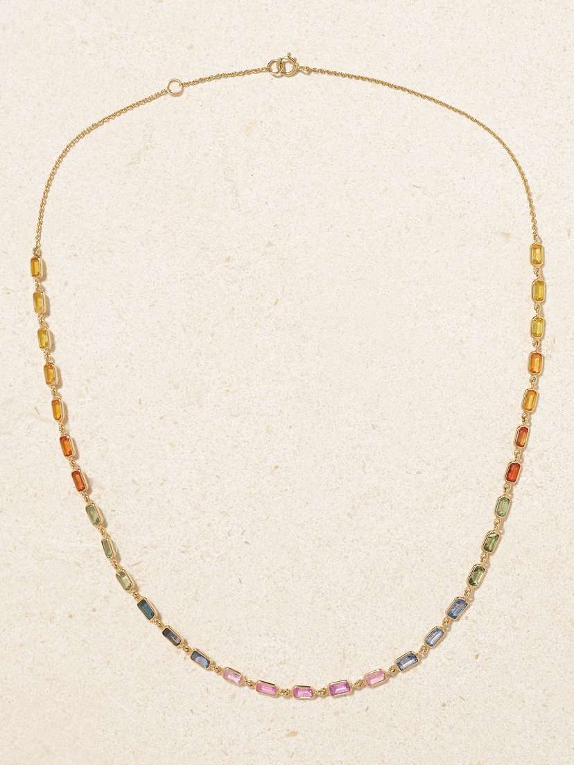 JIA JIA 14-karat Gold Sapphire Necklace
