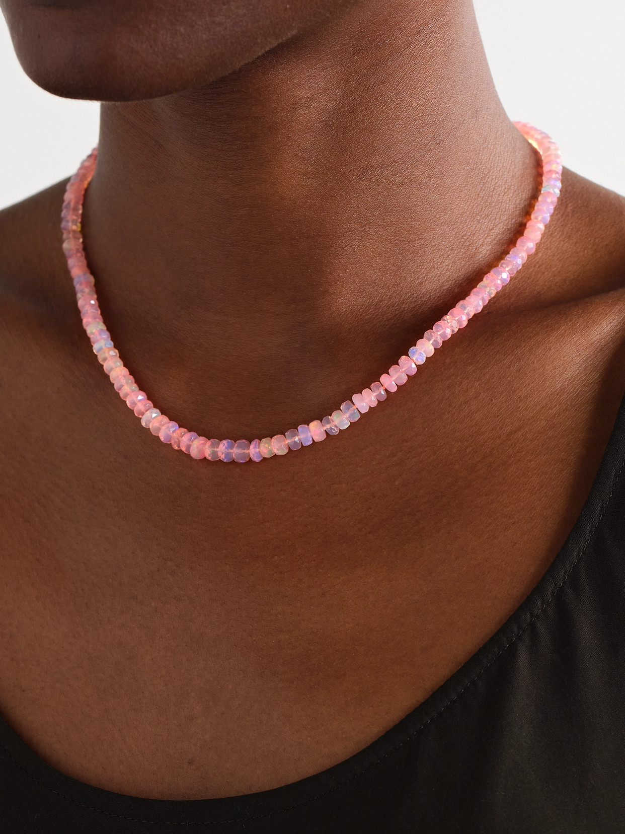 Jia Jia 14-karat Gold Opal Necklace In Pink