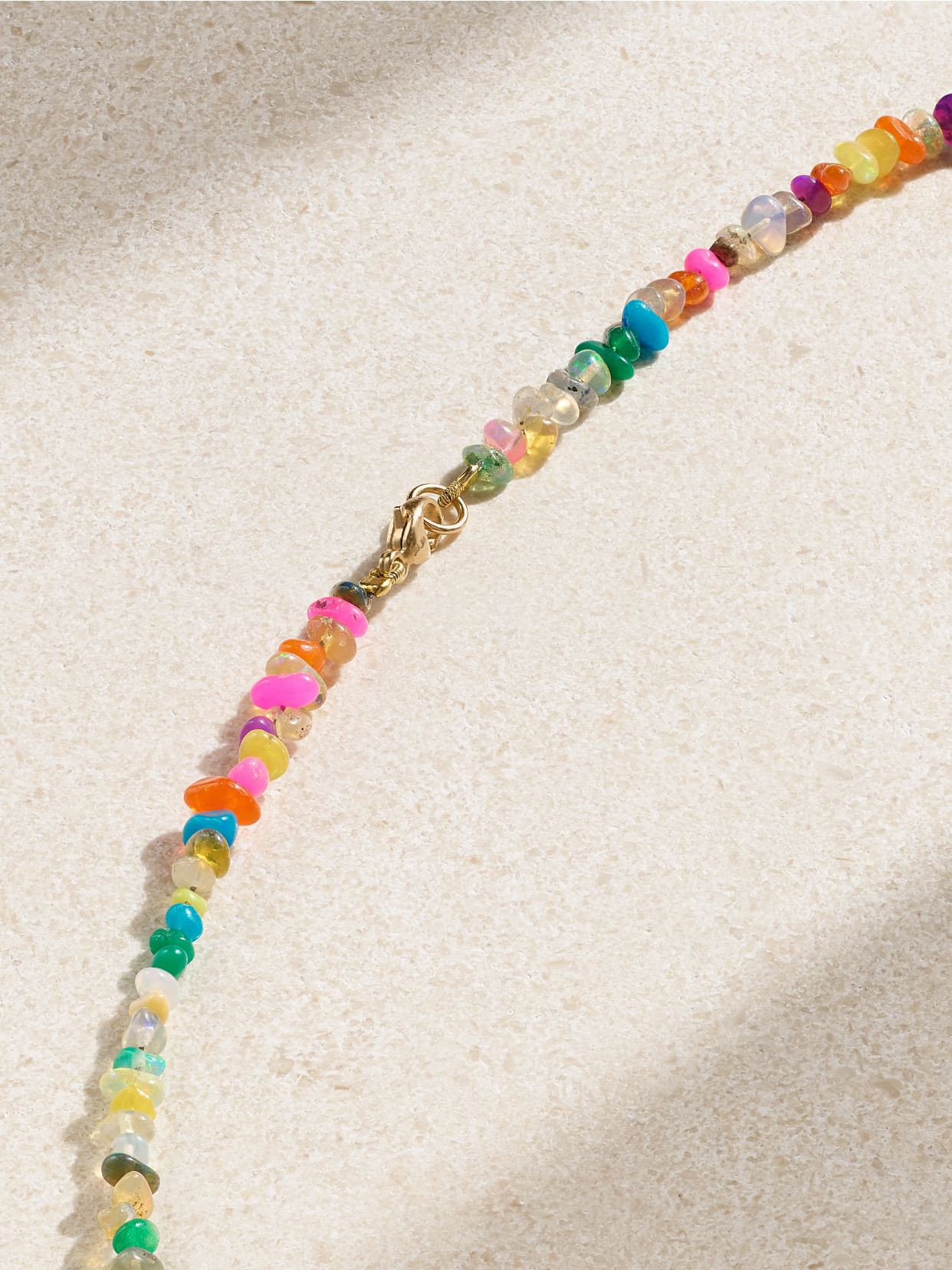 Jia Jia Mini 14-karat Gold Opal Necklace In Multi