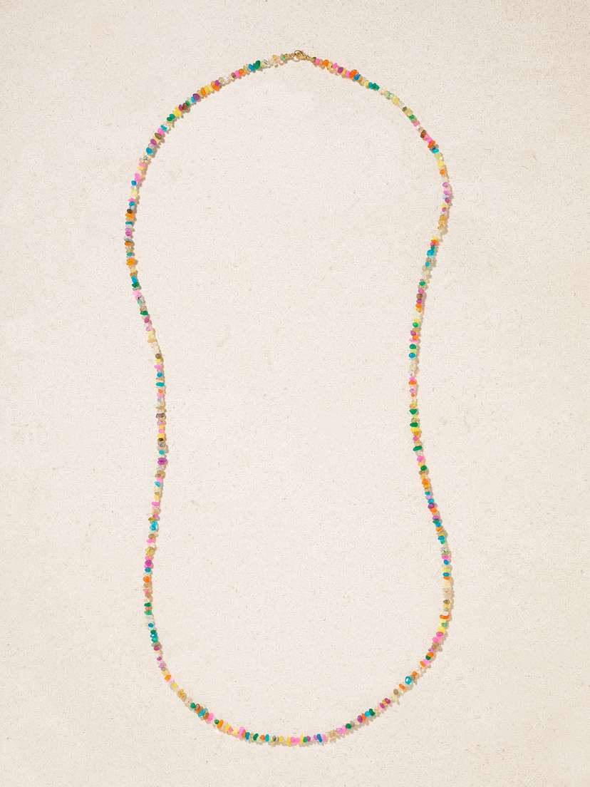 JIA JIA Mini 14-karat Gold Opal Necklace