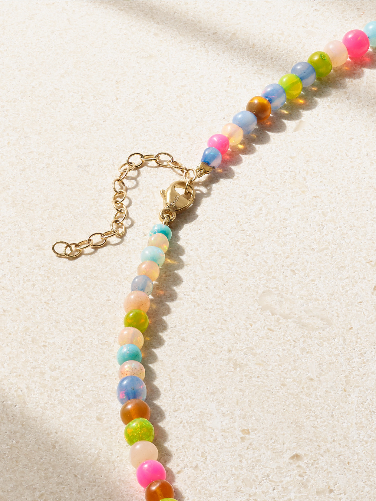 Jia Jia Soleil Large 14-karat Gold Opal Necklace In Multi