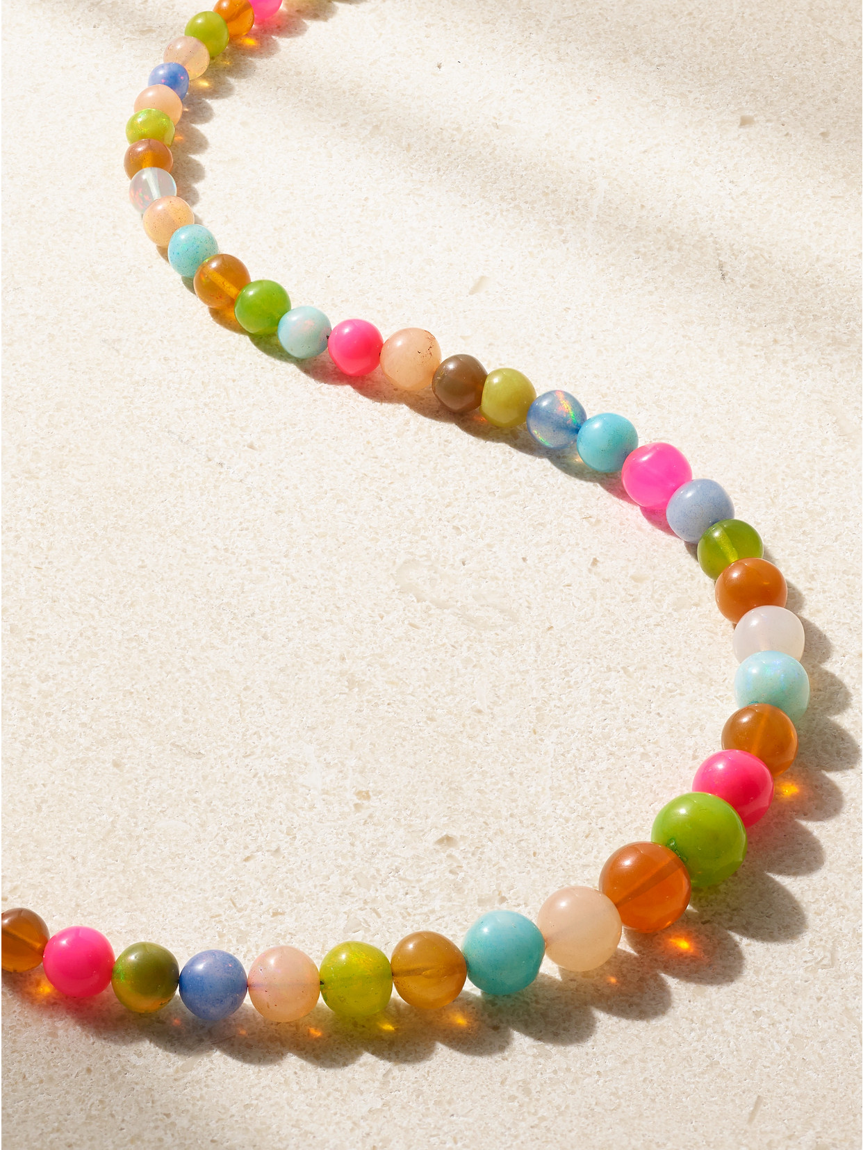 Jia Jia Soleil Large 14-karat Gold Opal Necklace In Multi