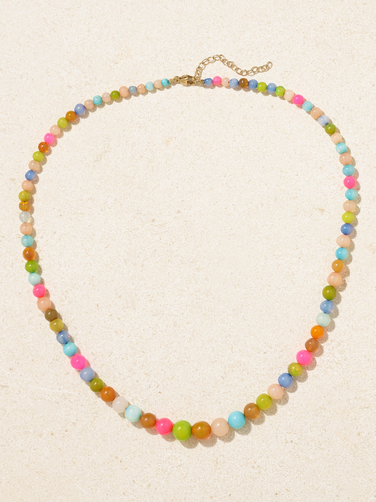 Jia Jia Soleil Large 14-karat Gold Opal Necklace In Multi