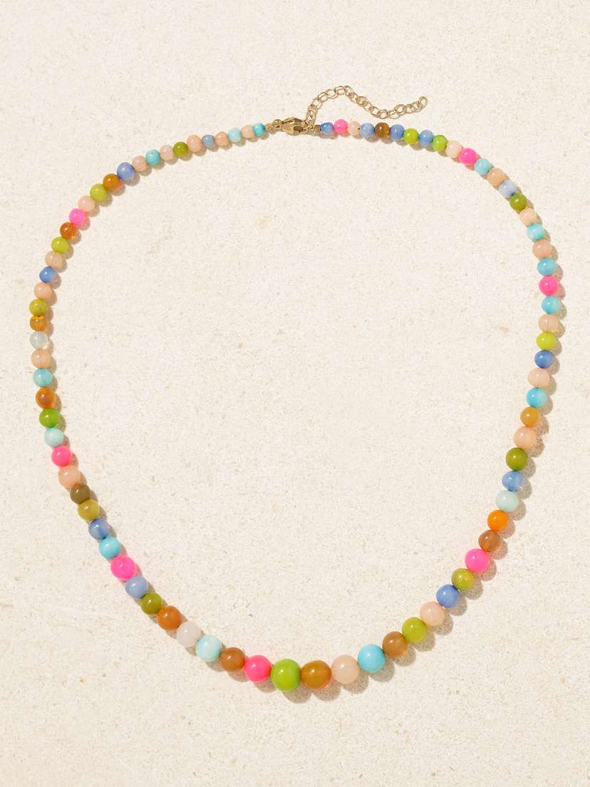 JIA JIA Soleil Large 14-karat Gold Opal Necklace