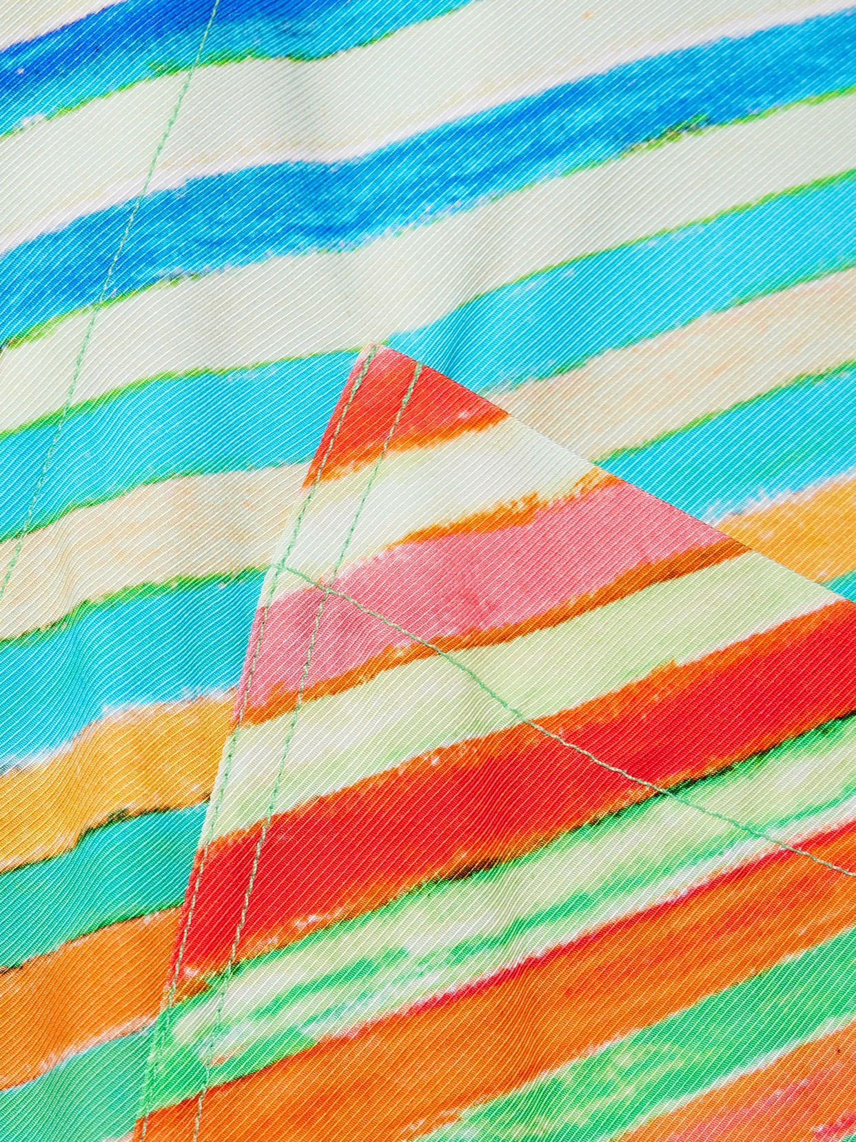 Christopher John Rogers Crayon Striped Twill Shirt In Multi