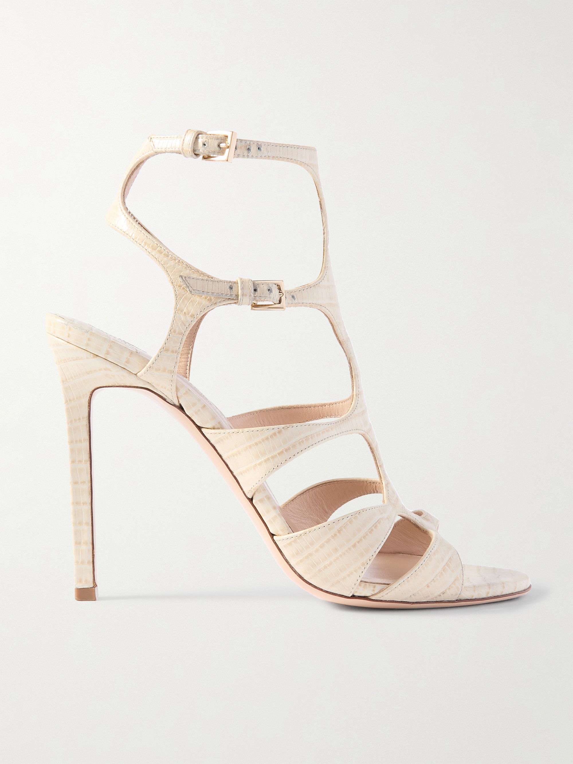 Tom Ford Paradise snake-effect leather sandals