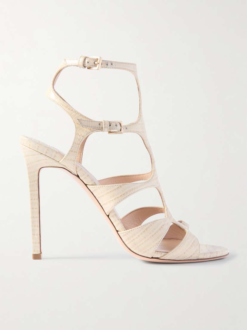 Tom Ford Paradise Snake-effect Leather Sandals