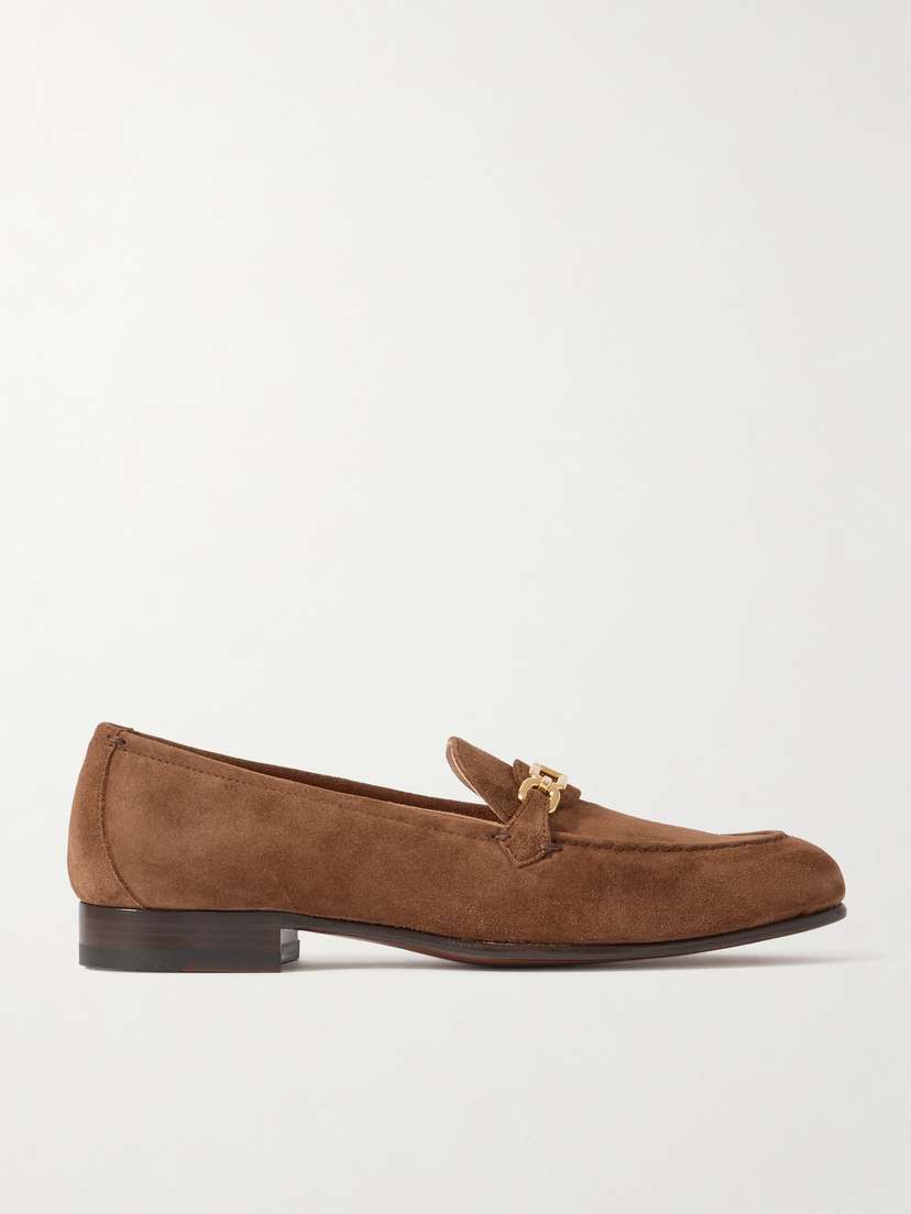 Tom Ford Embellished Suede Loafers