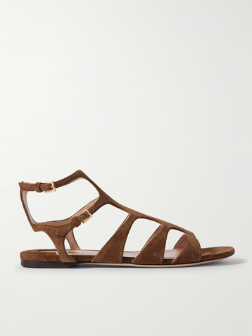 Tom Ford Paradise cutout suede sandals