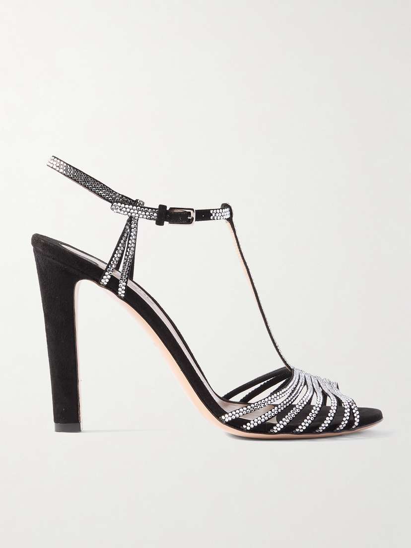 Tom Ford Crystal-embellished Suede Sandals