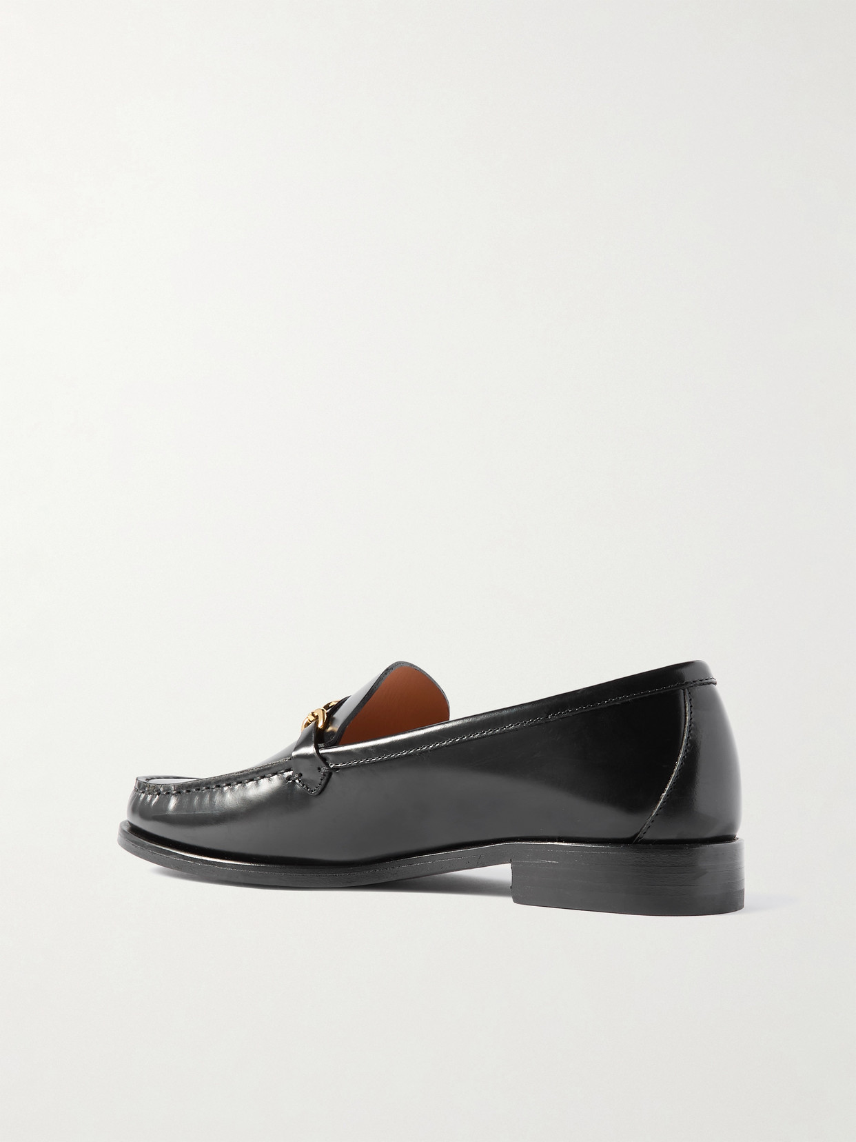 Tom Ford Whitney Leather T Chain Loafers In Black