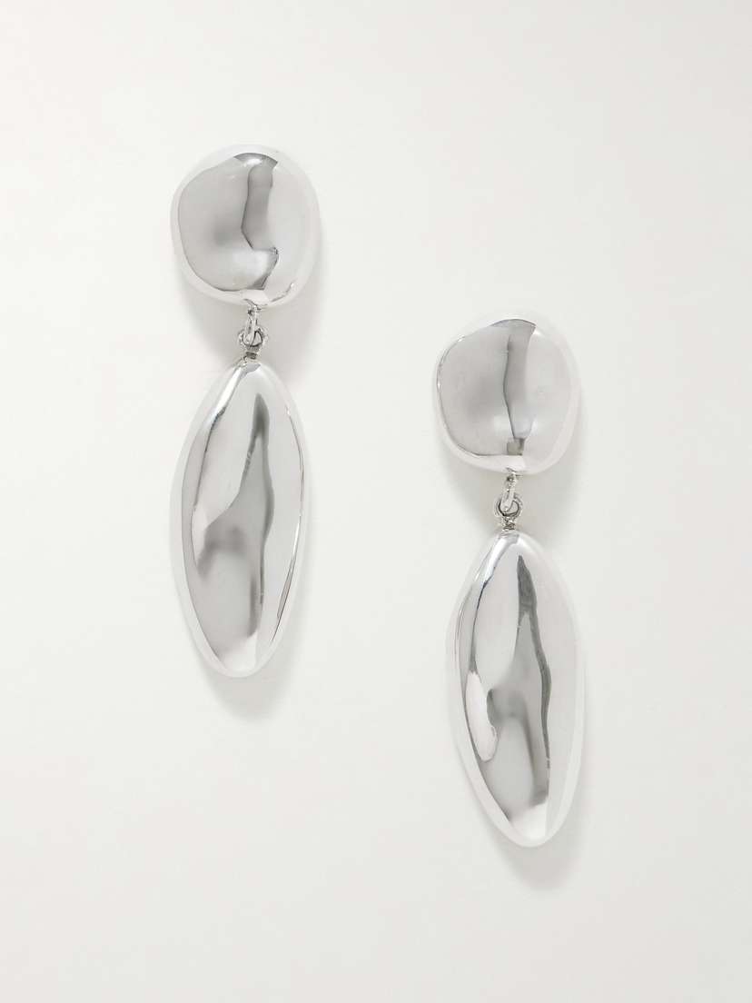 AGMES Short Patrice Recycled Sterling Silver Earrings