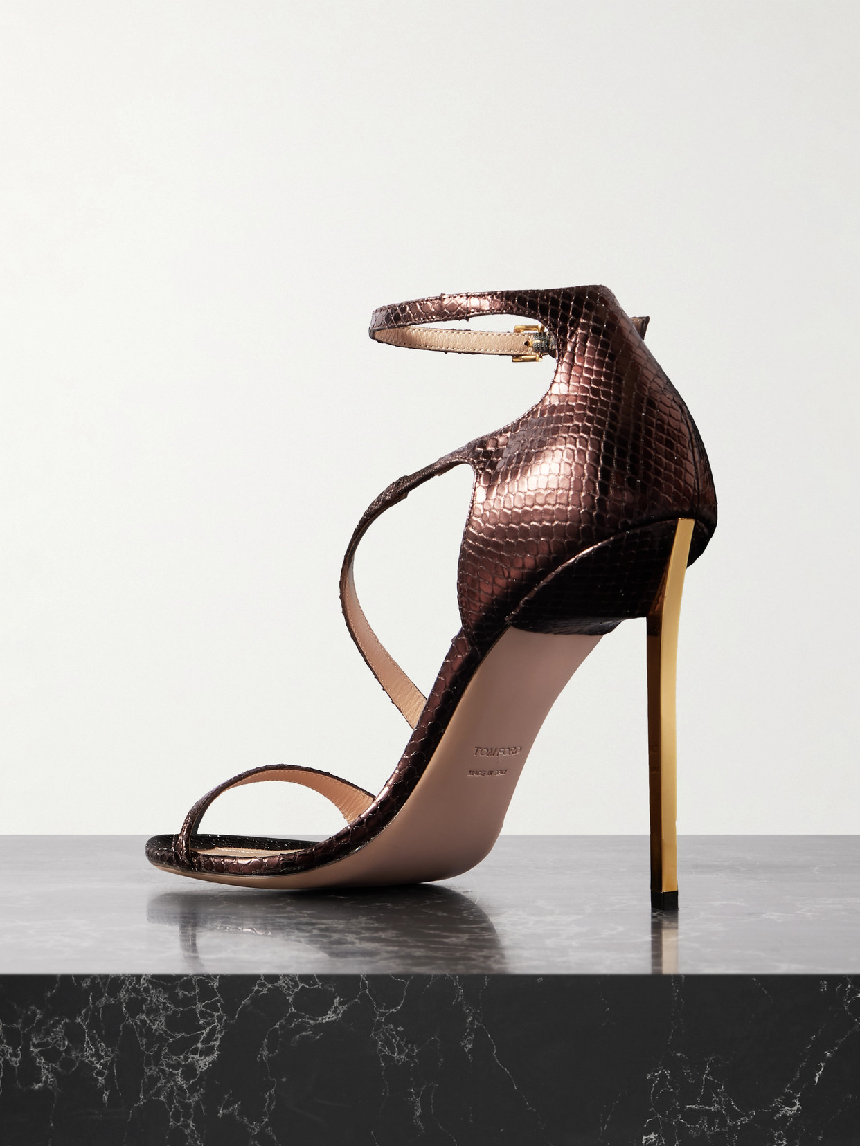 Newton Snake-Effect Sandals