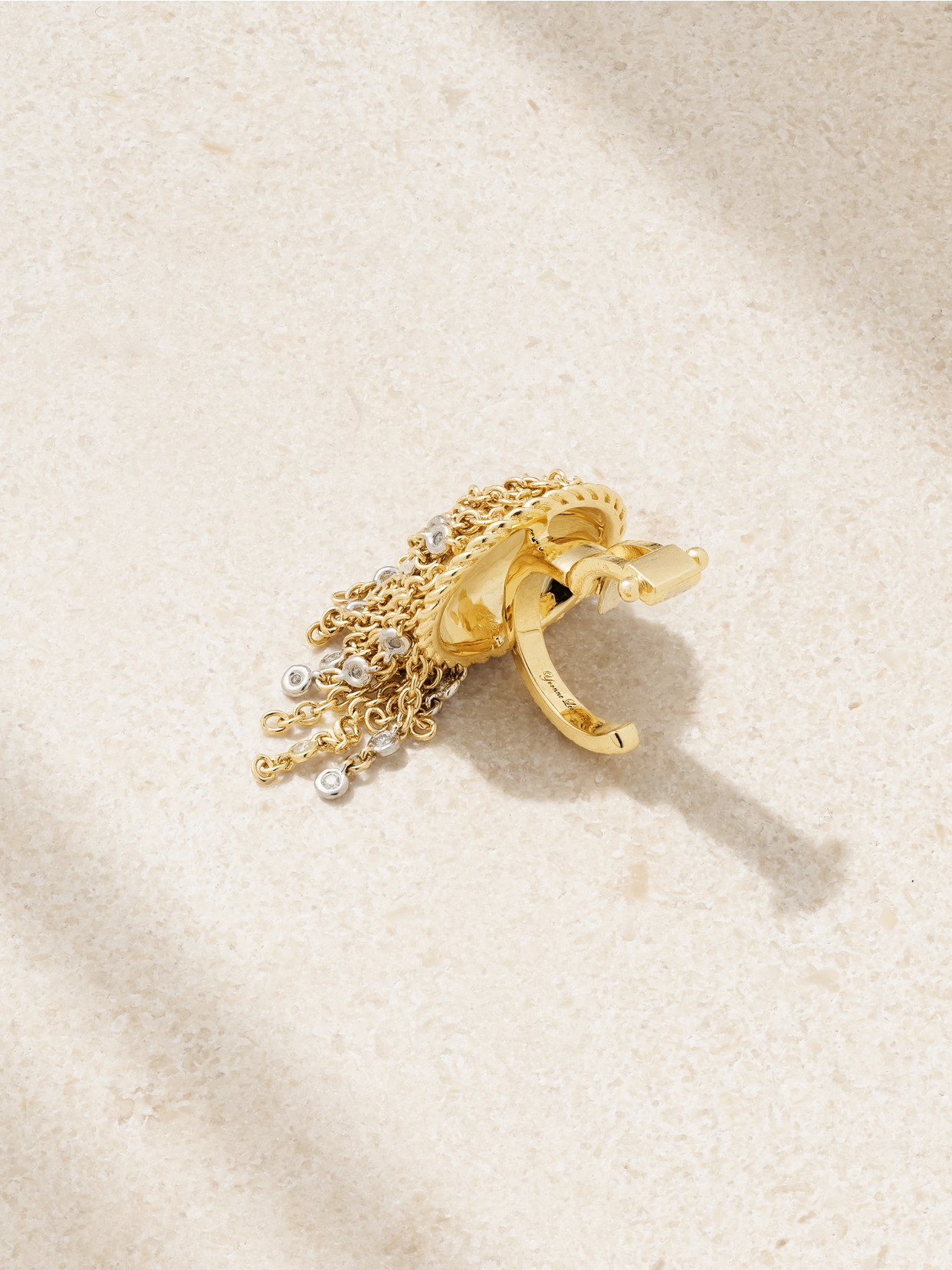 Yvonne Léon 18-karat Gold Diamond Ear Cuff In Gold