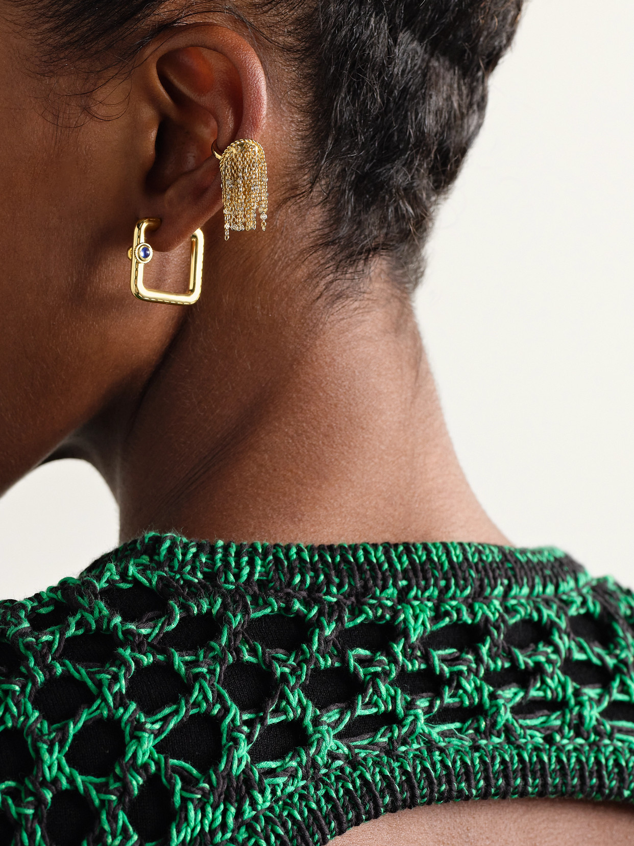 Yvonne Léon 18-karat Gold Diamond Ear Cuff In Gold