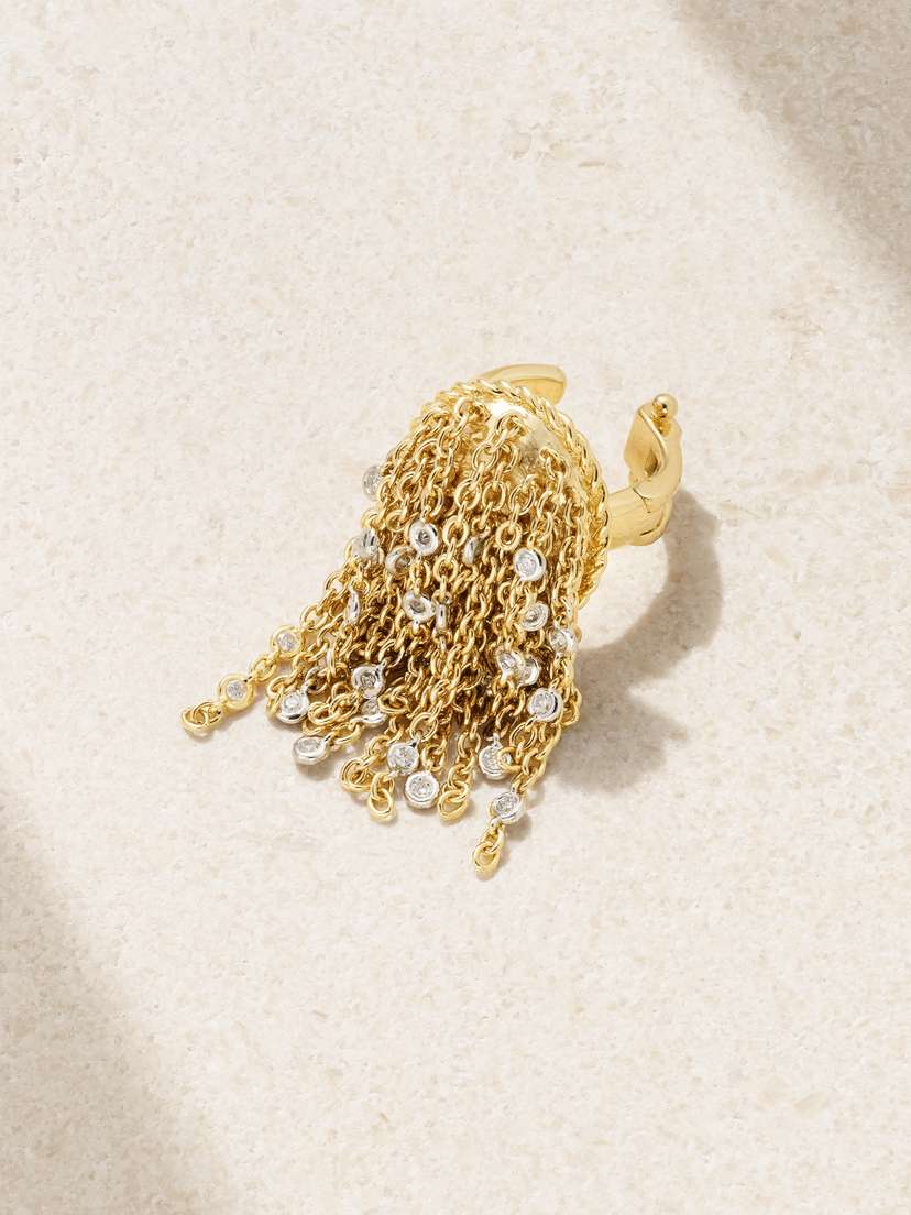 Yvonne Léon 18-karat Gold Diamond Ear Cuff