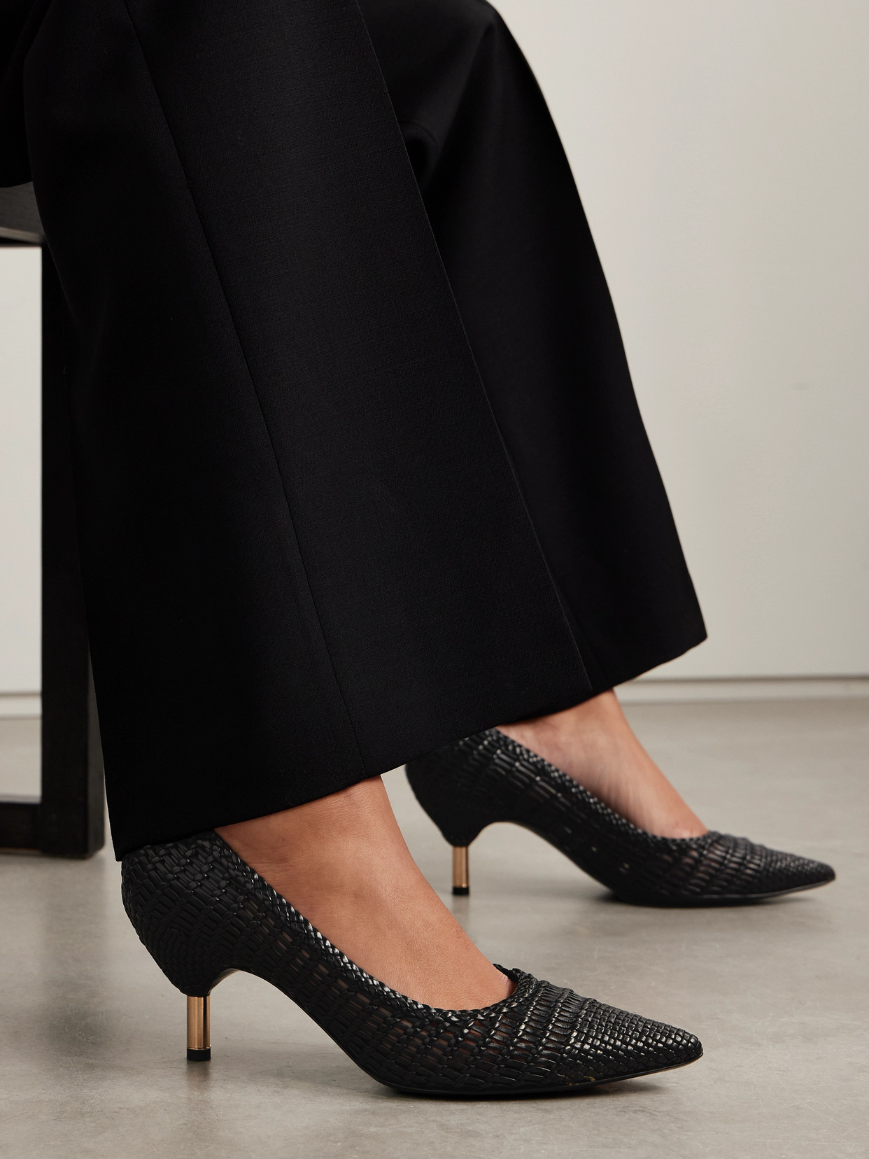 Andres Woven Pumps