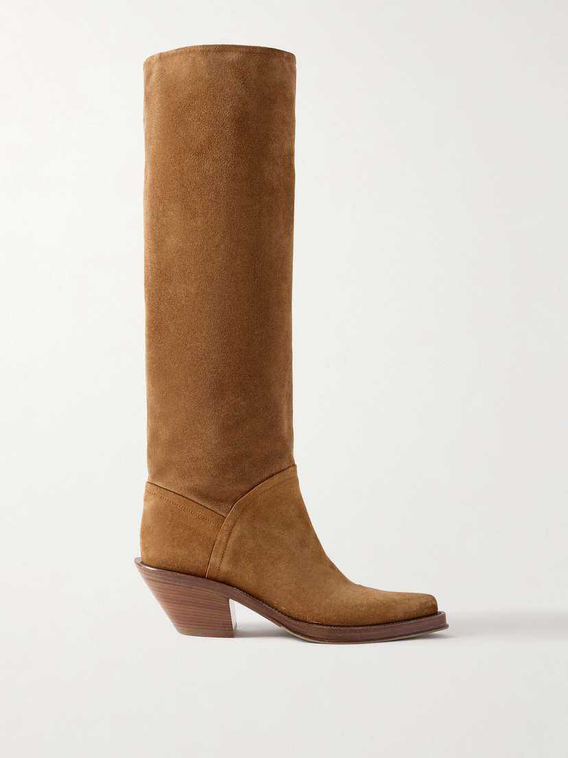 Gabriela Hearst Camero Suede Knee Boots