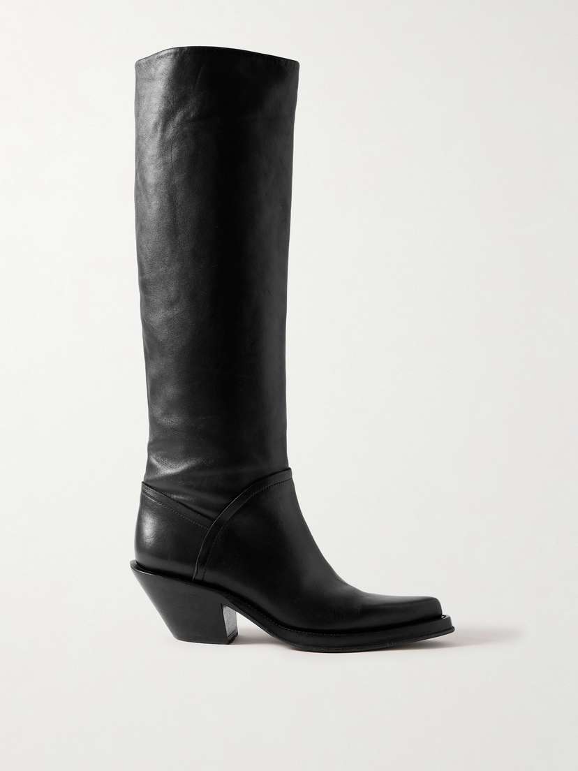 Gabriela Hearst Camero Leather Knee Boots