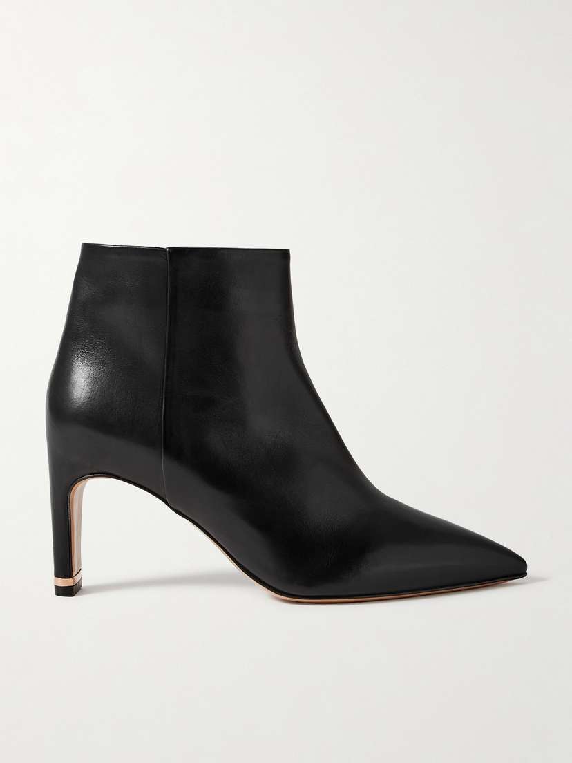 Gabriela Hearst Sanson Leather Ankle Boots